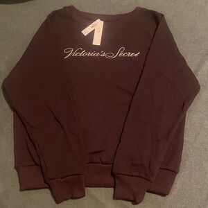 NWT Victoria's Secret Rich Burgundy Sweater - size XS